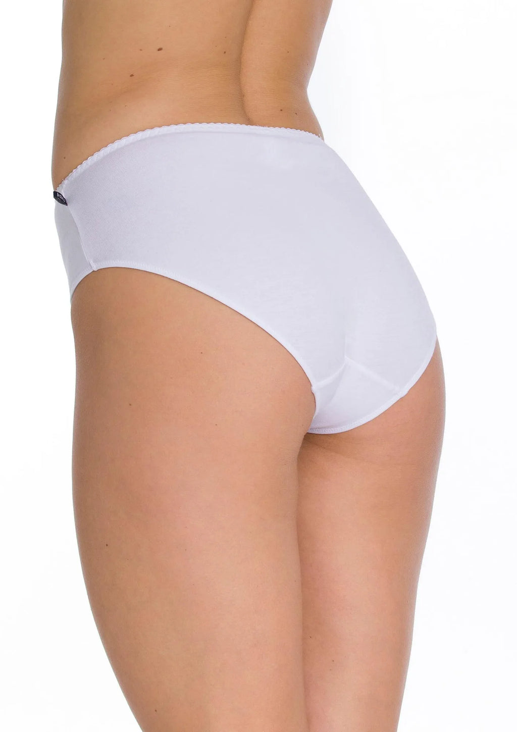 Wyższe gładkie figi damskie (2 pack) LPC 110
